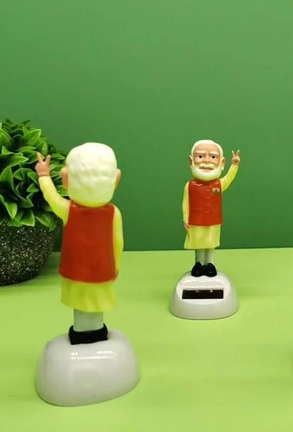 Solar Waving Modi Ji Statue