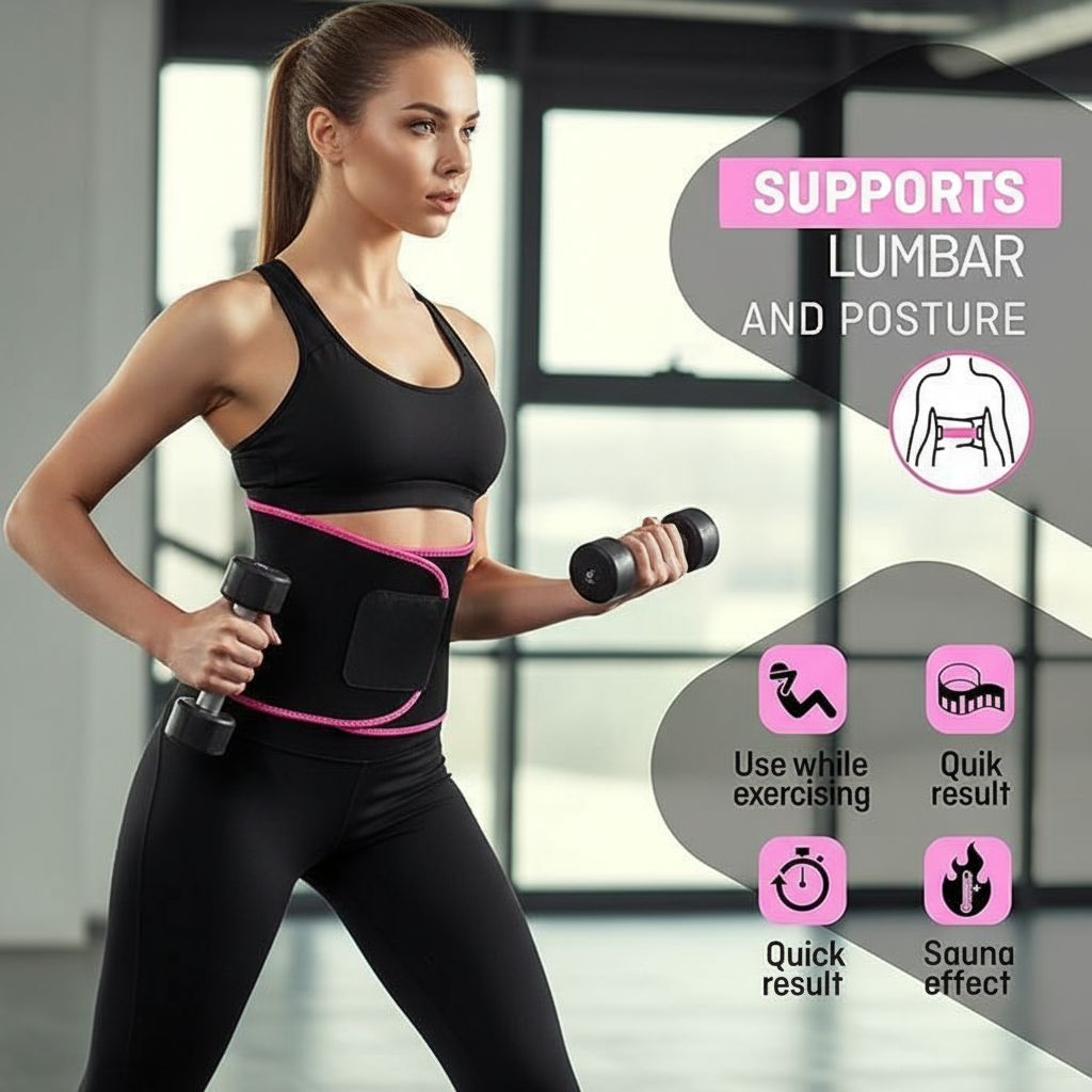 Adjustable Waist Trimmer Belt